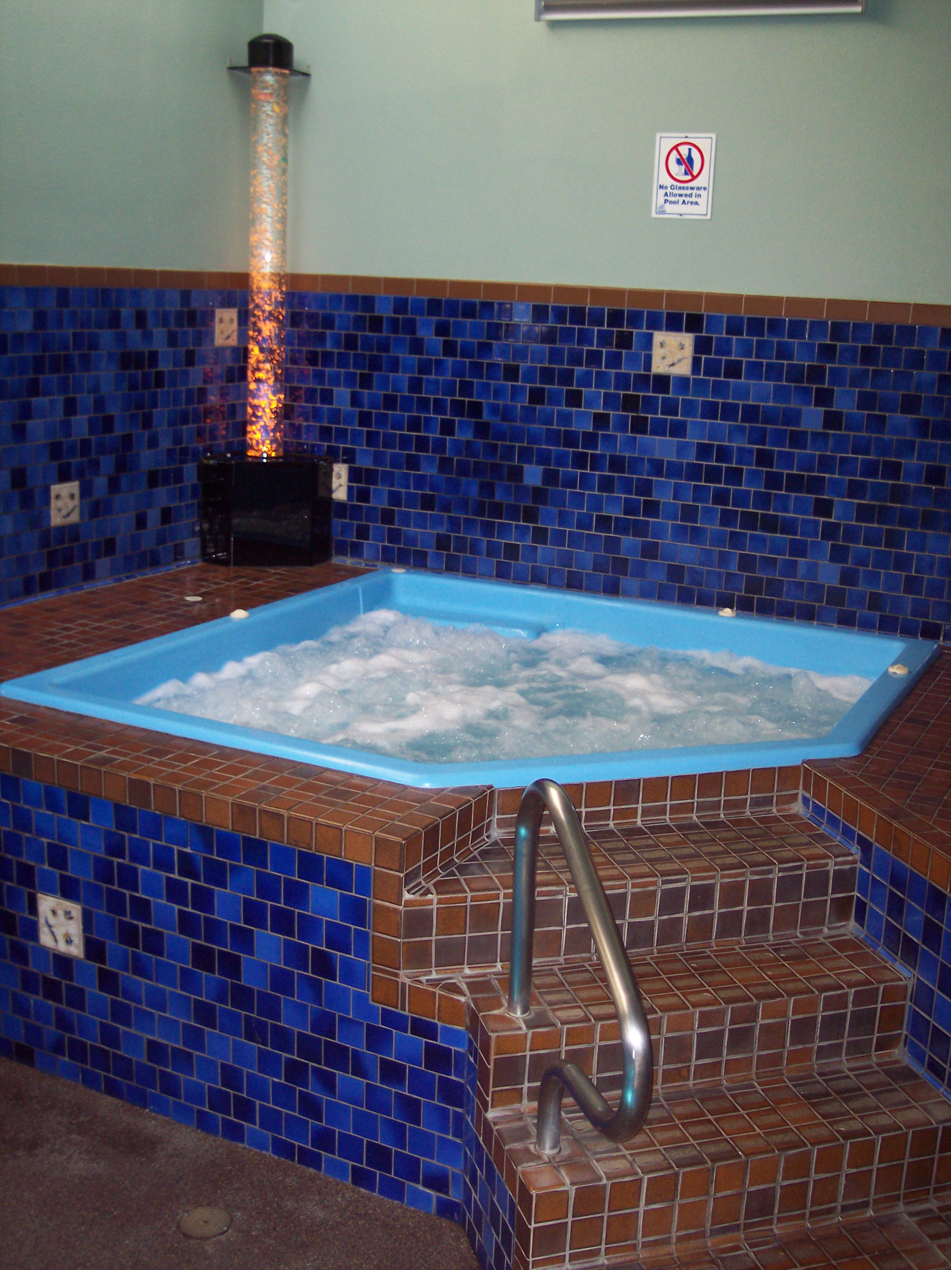 One of our two hot tubs